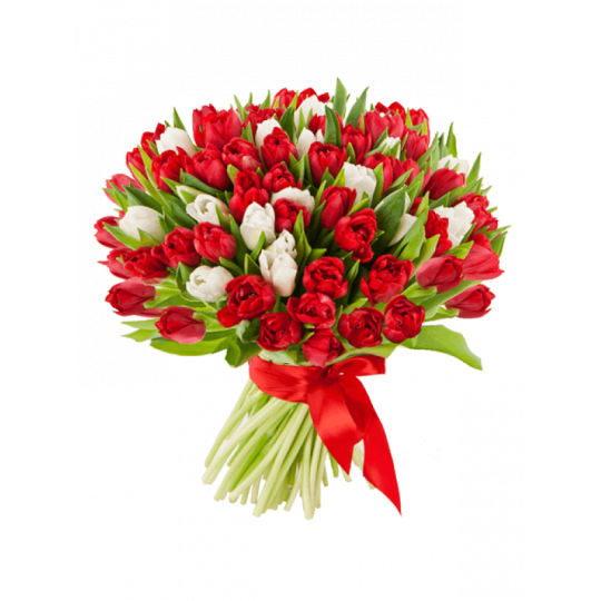 101 Tulip bouquet
